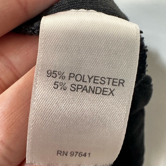 J Jill Pure Jill  Black Long Sleeve Velour Tunic Size 1X - Picture 4 of 8